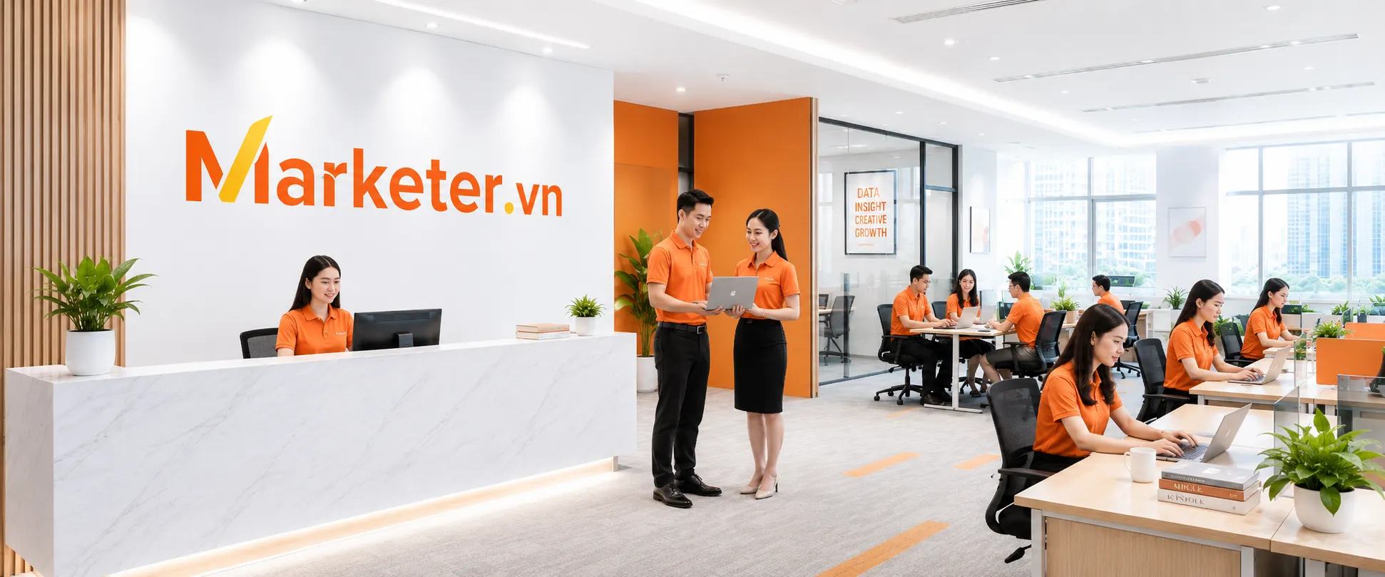 Click để chọn ảnh — bấm “Thay ảnh” mới mở Media Library Minh họa digital marketing