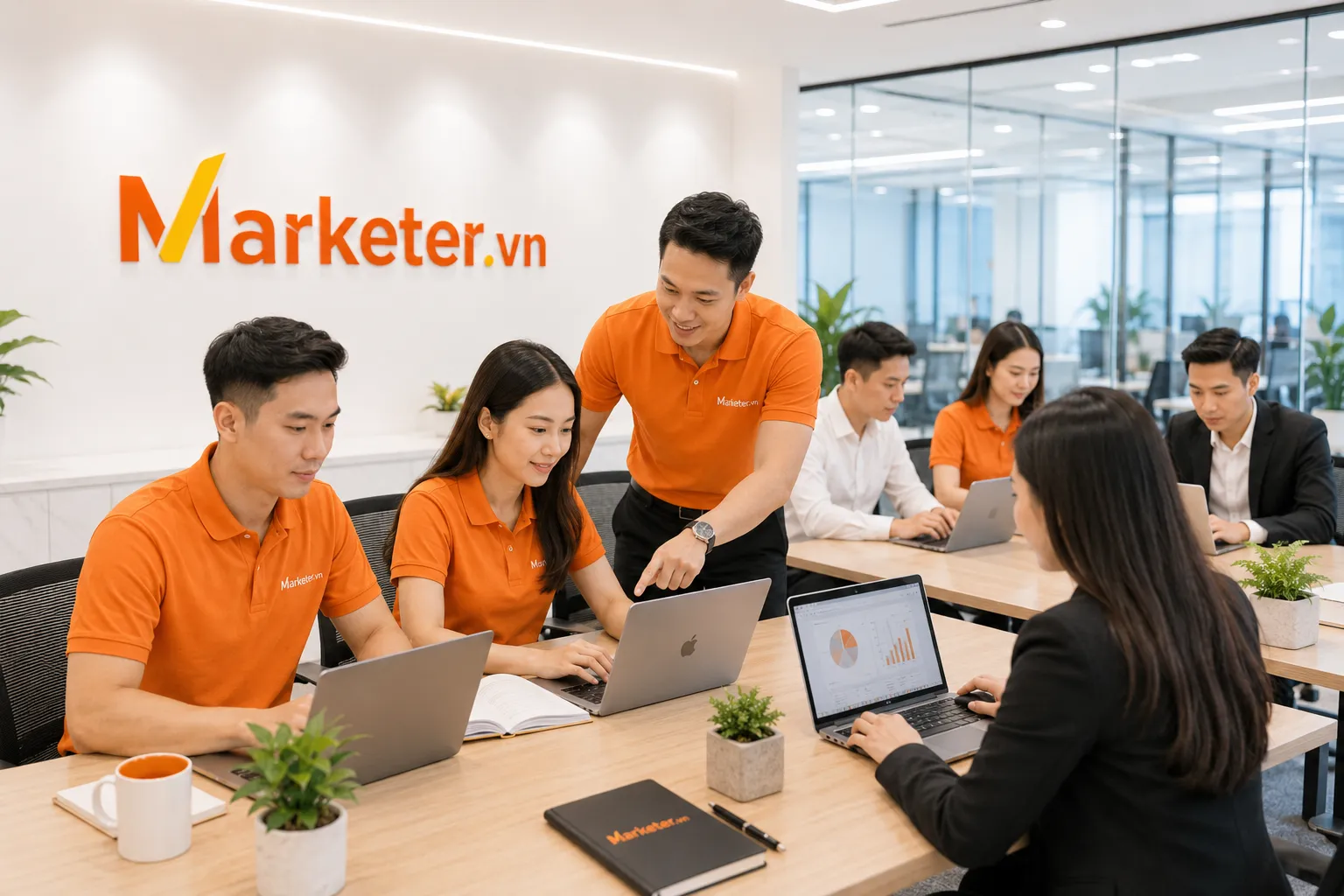 Đội ngũ Marketer.vn thảo luận và triển khai Marketing Automation