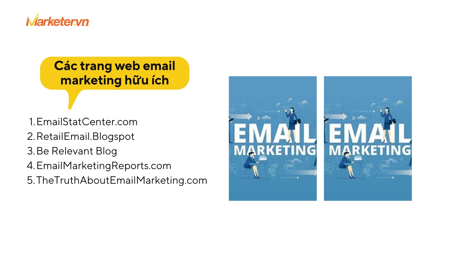 Các trang web email marketing hữu ích