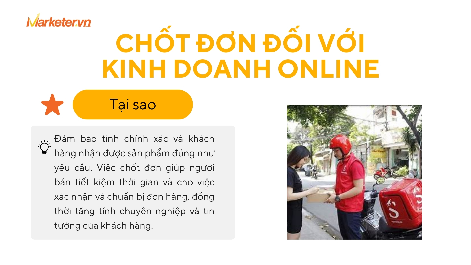 Tại sao chốt đơn quan trọng đối với kinh doanh online